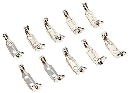50 spille di sicurezza in ferro da stiro, misure assortite, con tre fori, set di spille di sicurezza per il fai da te, trapuntature, coperte, artigianato, abbigliamento, tappezzeria (20 mm)