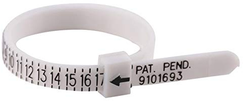 US Ring Sizer Measure, ny US Ring Sizer Measure mätanordning för mätinstrument med mätsticka finger Stick vigselringstest, justerbart finger – mätare för storlekar i Storbritannien och USA