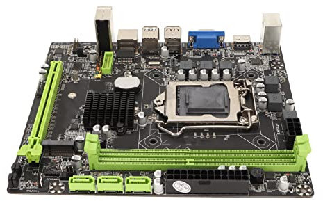 Bewinner Carte Mère H310B LGA 1151, Carte Mère D'ordinateur à Mémoire DDR4 avec HDMI, VGA, M.2, Carte Réseau Gigabit Intégrée, Carte Mère M ATX avec SATA3.0, USB3.0