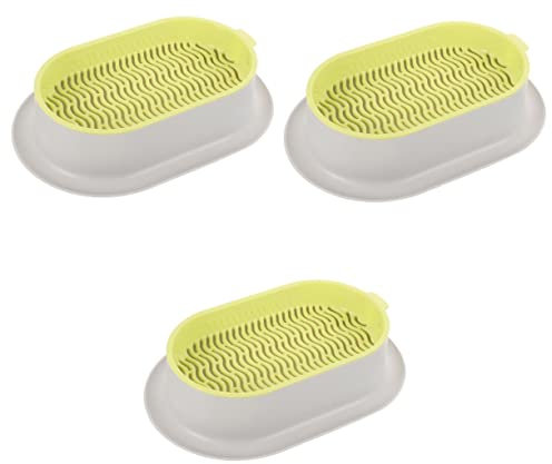 DOITOOL 3pcs Box Catnip Planting Box Hydroponic Tray for Catnip Cultivation for Indoor Outdoor Use and Kitty Grass