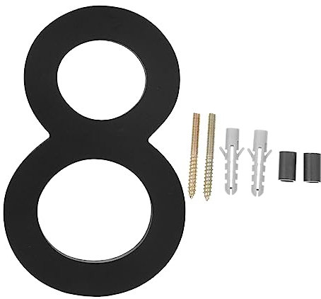 ABOOFAN Sturdy Door Numbers Solar-Powered Mailbox Sign Decorative Corridor Marker