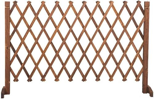 Valla Valla de Madera Decoración de Rejilla Barandilla telescópica Valla de jardín al Aire Libre Panel de Valla Enrejado de jardín Valla para Mascotas (Color: 91 cm) (Color: 91 cm) Interesting