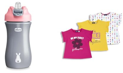 Chicco Borraccia+T-shirt - giallo