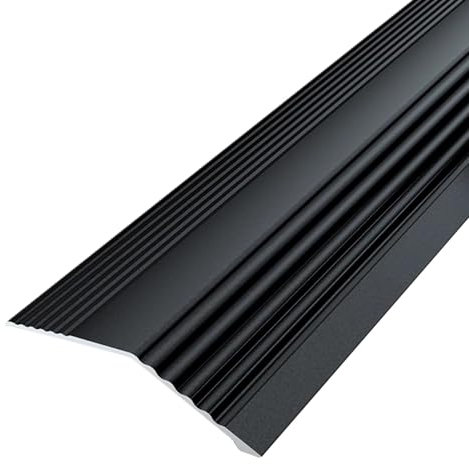 Perfil de Transición para Suelo Tira de Transición de Umbral de Piso de Aluminio, Cubierta de Transición de Unión de Madera a Baldosa para Puertas, Barra Protectora de Borde de Piso y Alfombra de Cone