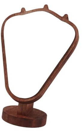 Perfeclan Halskettenständer, Schmuck-Organizer, Halsketten-Ketten-Schmuckbüste für den Schreibtisch, Einzelhandelsgeschäft, Anhängerketten-Ausstellungshalter, Weiß