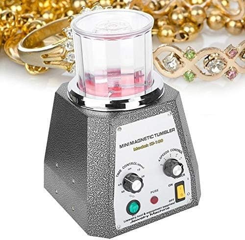 Buratto magnetico, macchina lucidatrice for gioielli, lucidatrice magnetica, lucidatrice for gioielli, controllo del tempo da 10 a 60 minuti e controllo a 4 velocità