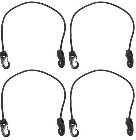 HONMEET 4stücke Elastischer Zurrgurt Hakenseil Für Camping Outdoor-aktivitäten Mit Hoher Zugfestigkeit Und Einfacher Installation Vielseitiges Campingzubehör Für Zelte Und Fracht