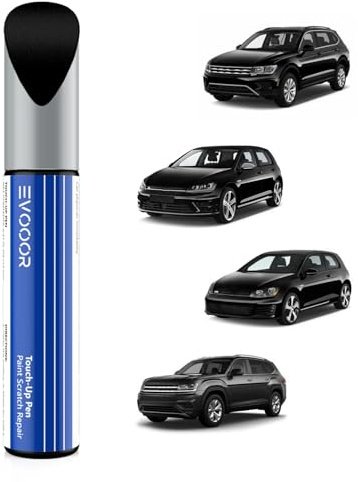 (LC9X/2T) Nero Perla Profondo Ritocco vernice per Volkswagen/VW, riparazione graffi auto, soluzione rapida e facile per la riparazione.