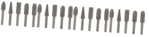 Angoily 4 Sätze Stahlfeilen-set Schnitzwerkzeuge Für Die Holzbearbeitung Rotierende Bits Rotierendes Schnitzwerkzeug Stahlgravurbits Für Gehärteten Stahl 45 Stahl Black 5 Stücke * 4