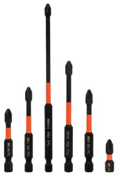 10 Pcs PH2 Impact Screwdriver Bits Set, 50mm Impact Duty Drill Bits, Phillips Magnetic Heavy Duty Screwdriver Bits, Precision Milled 1/4 Inch Hex Shank Bits for Dewalt Milwaukee Bosch Makita Ryobi