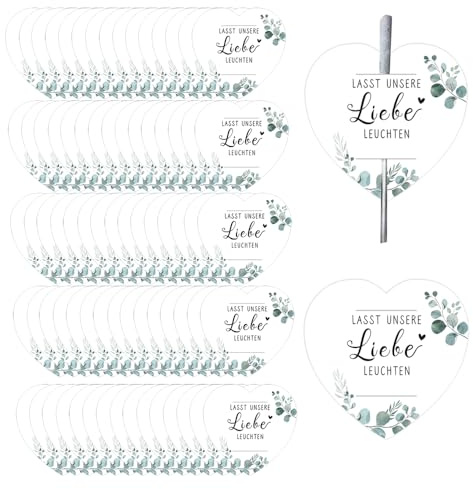 XFSRG 100 Pezzi Etichette Stelline Scintillanti Matrimonio Etichette Scintille Luminose Matrimonio Decorazione per matrimoni per Nozze Anniversario e Fidanzamento