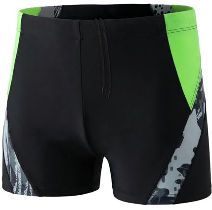 JinBei Boys Swimming Shorts Kids Swim Trunks Quick Dry Summer 7-13 Years | Swim Short with Adjustable Drawstring, Lightweight Comfortable Swimwear, Boardshorts for Beach Rafting Surfing Water Parks