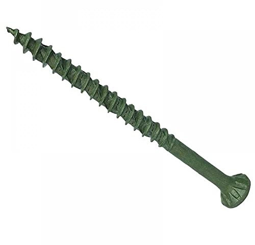ForgeFast Countersunk Decking Screws | 4.5 x 50mm | Green Elementech 2000 | Tub 600