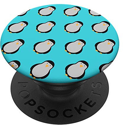 Pinguin Muster PopSockets PopGrip: Ausziehbarer Sockel und Griff für Handys/Tablets mit Tauschbarem Top