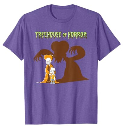 La casa del árbol del terror de los Simpson: Drácula Burns y Bart Camiseta
