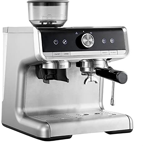 XXXXW Coffee Machines Espresso Coffee Machine with Grinder Electric Coffee Maker Commercial 15Bar Pump Pressure Steam Milk Frother Coffee Brewer