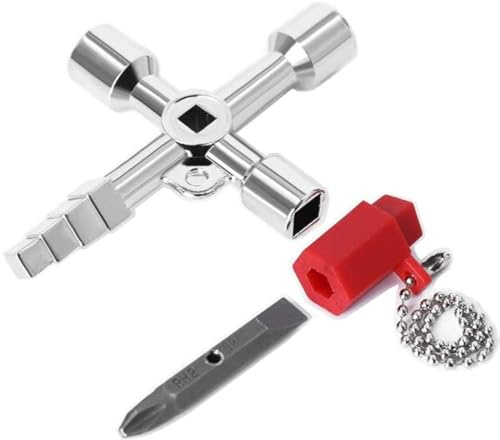 11 in 1 Utility Key for Radiator Electric Water Gas Meter Box