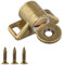 volumoon Chiusura magnetica per porta, magnete da cucina rotondo, chiusura a pressione, chiusura a scatto, magneti per ante di armadi, mobili da cucina (bronzo)