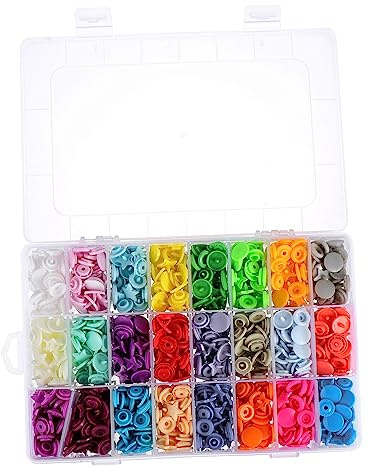 Operitacx Juegos de Broches de Presión de Plástico Fáciles de Usar 360 con Diseño de Pentágono para Ropa Infantil y Baberos para Principiantes y Proyectos DIY
