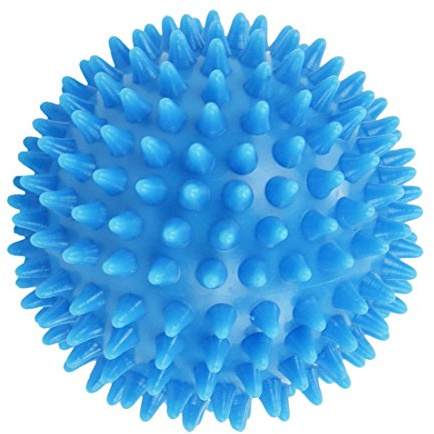 Sujurio Bola de Masaje Puntiaguda, Bola de EstréS Duro de 7,5 Cm para Ejercicio Deportivo de Fitness (Azul)