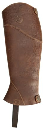 SUEDWIND FOOTWEAR Damen Chaps Amaron Chap – Chocolate – Gr. XS-XL | Leder Reitchaps – Chapsletten in klassischem Stil – robust & strapazierfähig – Reitletten mit Zipper & Elastikeinsatz