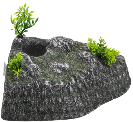 TOYANDONA Plataforma De Basking para Tortugas Decoración Realista De Hábitat para Reptiles Isla Flotante y Rampas De Escalada para Acuarios y Mascotas