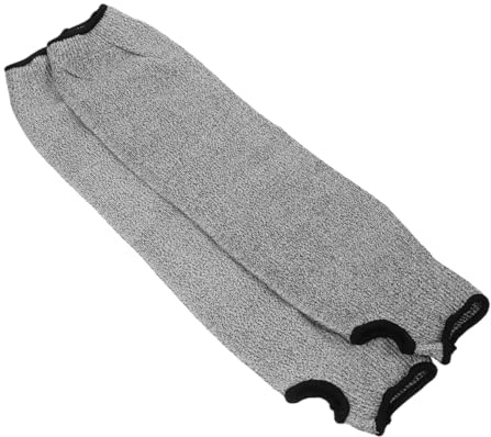 VILLFUL 2 Piezas Manguito Protector Anticorte para Brazo con Orificio para Pulgar Resistente Cortes y Abrasiones para Construcción y Material Transpirable y Cómodo