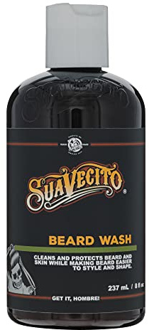 Suavecito Beard Wash Cleansing and Styling Beard Face Wash For Men (8 ounce.)