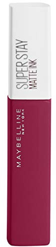 Maybelline New York Lippenstift, Super Stay Matte Ink Pinks, Flüssig, matt und langanhaltend, Nr. 145 Front Runner, 5 ml