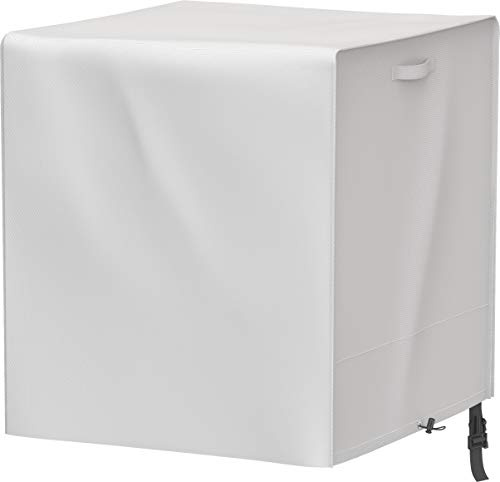 Simple Houseware Waterproof 32 x 32 Central Air Conditioner Cover for Outside, Heavy Duty Cover