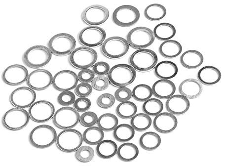 Liovns Mdingbao-Flache Unterlegscheiben Waschmaschinen-Dichtung Aluminium-Flache Metallwascherdichtung Aluminium-Dichtringe-Dichtungen, 20pcs, Corrosión y duradero (Inner Diameter : 12x16x1mm)
