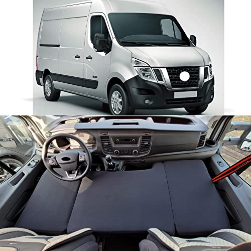 BREMER SITZBEZÜGE Camper-Bett Kinderbett Fahrerhausbett kompatibel mit Nissan NV400 ab 2010 Wohnmobil zubehör Wohnmobilbett Camping Camper Zubehör