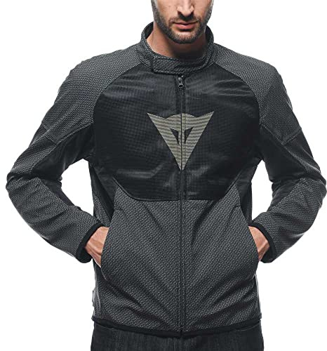 Dainese - Ignite Air Tex Jacket, Motorrad Sommerjacke, Mesh Gewebe, Herren Motorradjacke, Weiche Protektoren, Auxetica Incense/Schwarz/Incense, 50