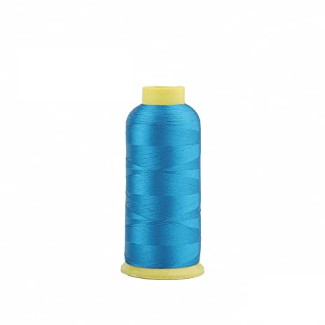 GSGC 5000 m 40WT Polyester-Stickgarn for Stickmaschine for Heimnähen 120D/2 (Color : 232 Blue Jewel, Size : 1pcs)