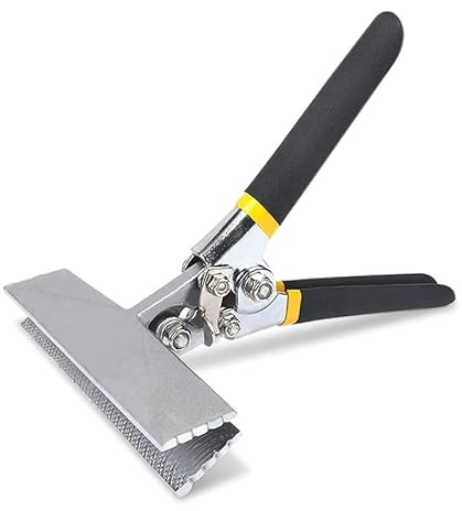 Socpuro Sheet Metal Hand Seamer, 6 Inch Straight Jaw Sheet Metal Bender Tool Non-Slip Handle Seamer Tool for Bending and Flattening Sheet Metal
