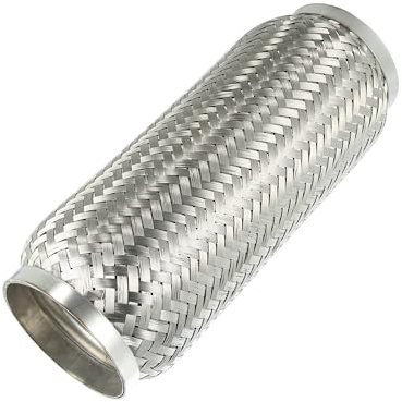 A ABSOPRO Auto Scarico Flessibile Tubo Universale Inox Acciaio 90mm 90 mm x 300 mm Sostituzione dell'articolo