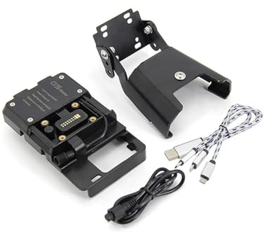 MNNZHG Soporte Navegación GPS Soporte Navegación Teléfono USB para Motocicleta Ducati Multistrada 1200/950 Soporte para Celular GPS(Aset)