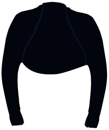 BrightGlow UV Schutz Schal Armstulpen Herren Damen Plus Size Armmanschette Kühlschal mit Fingerlöchern Mehrzweck-Sonnenschutz Fingerlose Handschuhe Ärmel für Golfen Reiten Schwarz Einheitsgröße