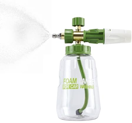 Pulvérisateur de Mousse Voiture,Pulvérisateur À Pompe Manuel Portable 1L | Arrosage Jardin, Bouteille Haute Pression pour Nettoyage Domestique et Bains Animaux