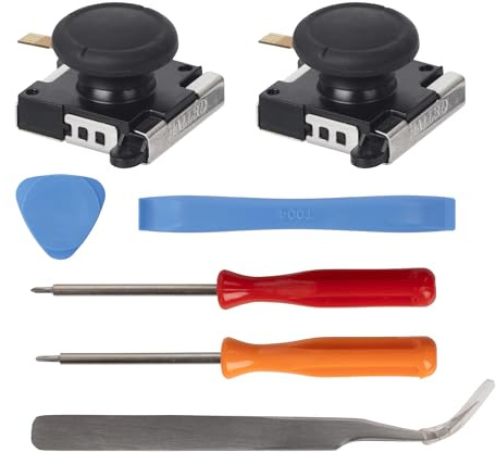 Pack de 2 Joysticks TMR sans Dérive Avericht pour Remplacement Joy-Con Switch, Switch Lite & Switch OLED – Kit de Réparation de Précision avec Module Anti-Dérive Électromagnétique