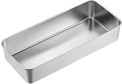 KCHFEVQ Fuente para Lasaña, Fuente para Pastel, Fuente para Hornear Poco Profunda, Fuente para Gratinar Profunda, Rectangular, para Tiramisú, Gratinados, Gall, 33x15x6cm, tal como se describe