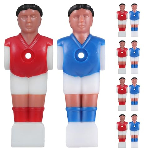 Kichvoe 10 mini bambole da calcio balilla: ricambio per figure da gioco da calcio balilla da ufficio