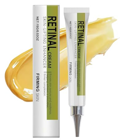 Retinol Revive Eye Cream with Vitamin C & Retinol, Falten Reduzieren, Straffend, Augenringe Mildern, Tägliche Anti-Aging Pflege für reife Haut, Einfache Anwendung für Männer & Frauen (1)