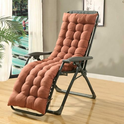 Mecedora acolchada para exteriores, cómoda tumbona con cojín suave para patio, jardín y uso en interiores, balancín relajante para máxima comodidad