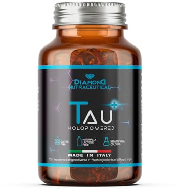 TAU+ HoloPowered - Taurina Potenziata - Energia Mentale e Focus - Alto Dosaggio 1.000mg per Capsula - Aminoacidi Essenziali Pre/Post Workout, L-Taurina - Senza Magnesio Stearato