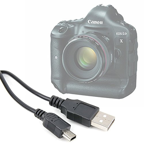 LILMACC SLR Camera USB Cable for Canon EOS 1D X | 5DS R | 5DS | 5D | 550D | 6D | 600D | 60D | 7D | 760D | 750D | 700D | 80D | 1300D (GOLD PLATED)