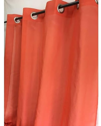 ATELIERDELADECO Atelier deladeco - Tenda in stamigna, Colore: ruggine