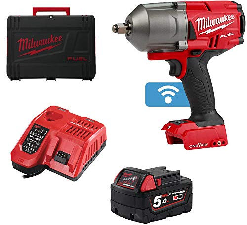 Milwaukee M18FHIWF12-502X 18v M18 1/2 Fuel ONE-Key Impact Wrench Pin Detent 5Ah