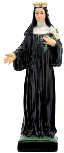 Holyart Harts- och PVC-statyer: Saint Patricia-statyn 30 cm färgat harts