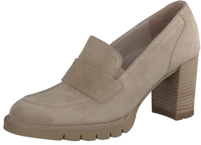 Paul Green dam högfront-pumps, kvinnor klassiska pumps, Beige 104, 40.5 EU